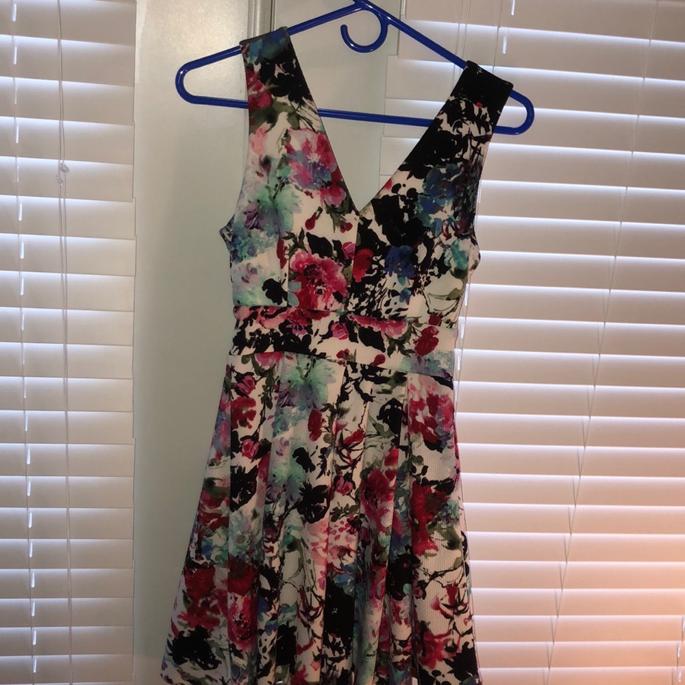 Floral print dress